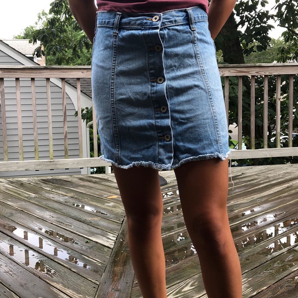 jean skirt
